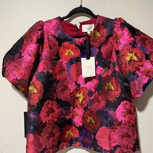 Pomander Place Vibrant Floral Blouse